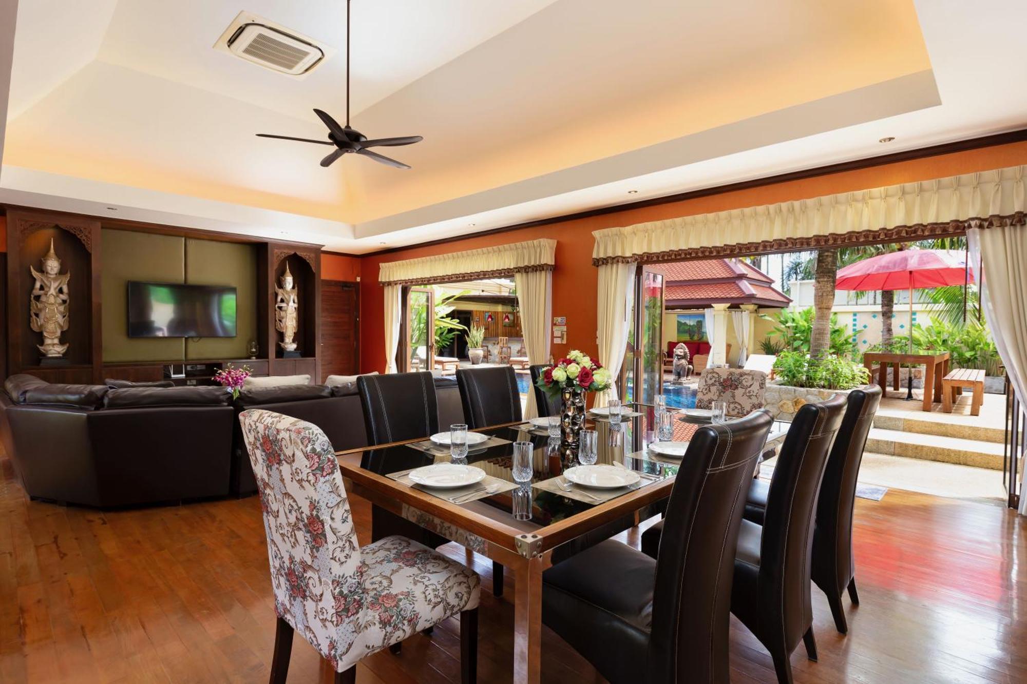 Extraordinary Courtyard 6Br Pool Villa Sri Suri, Naiharn Rawai Luaran gambar