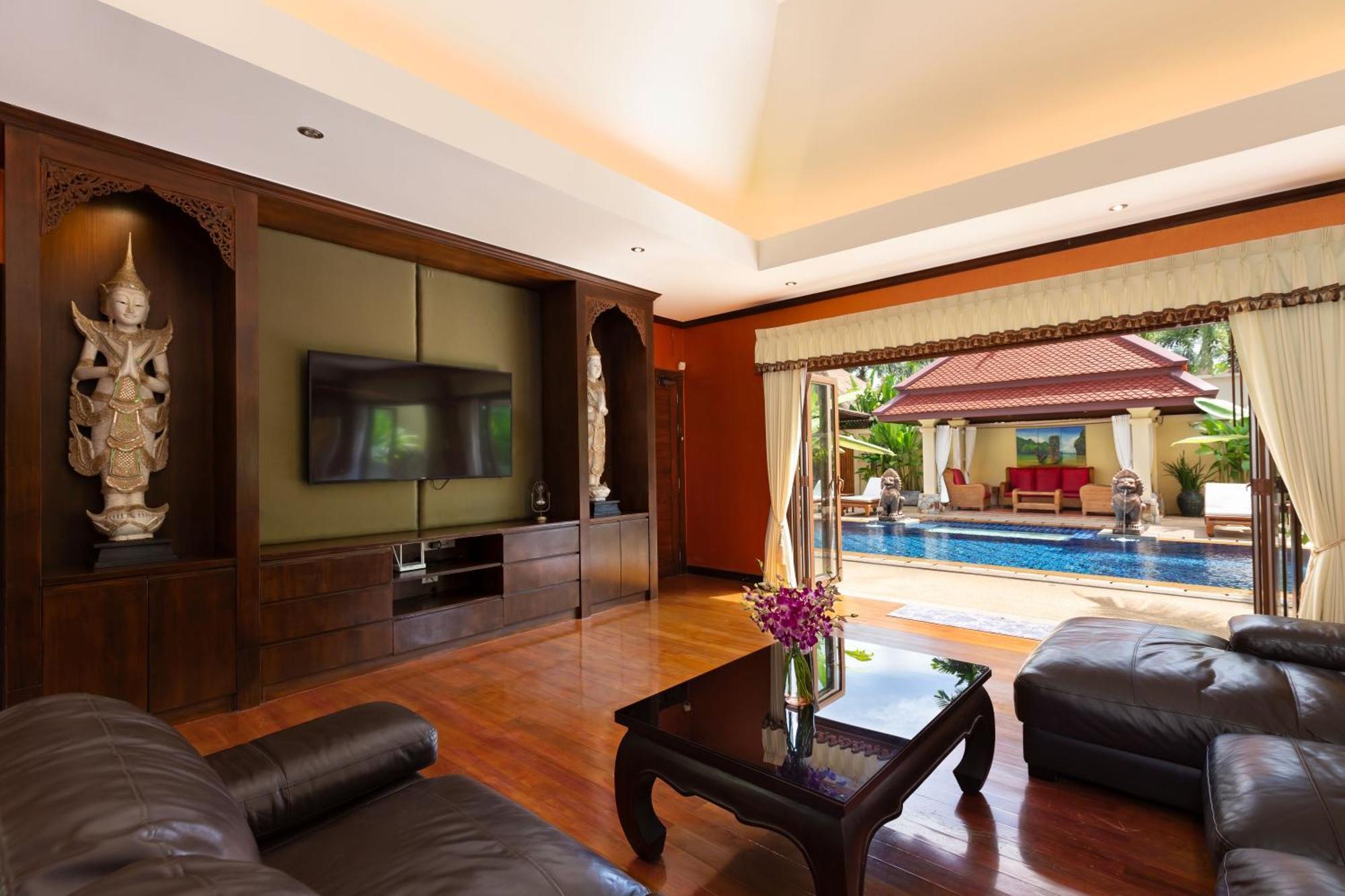 Extraordinary Courtyard 6Br Pool Villa Sri Suri, Naiharn Rawai Luaran gambar